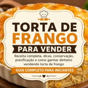 Aprenda a fazer uma torta de frango e ganhe dinheiro vendendo salgados!