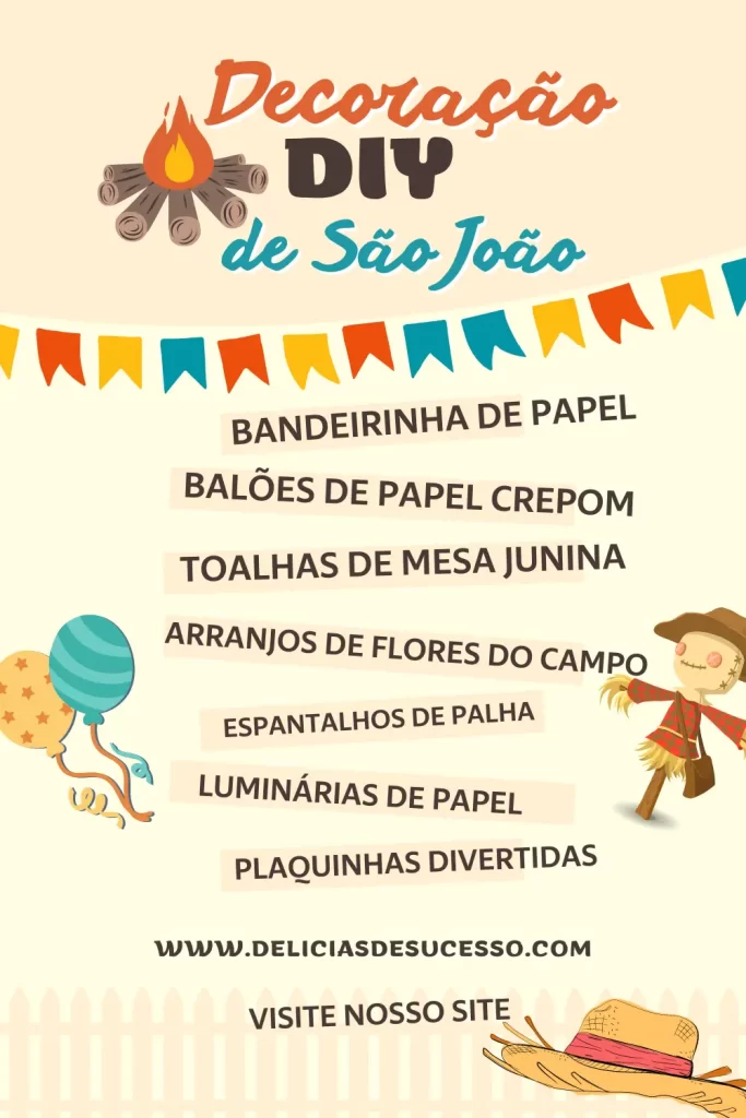 Decoração DIY para Festa Junina