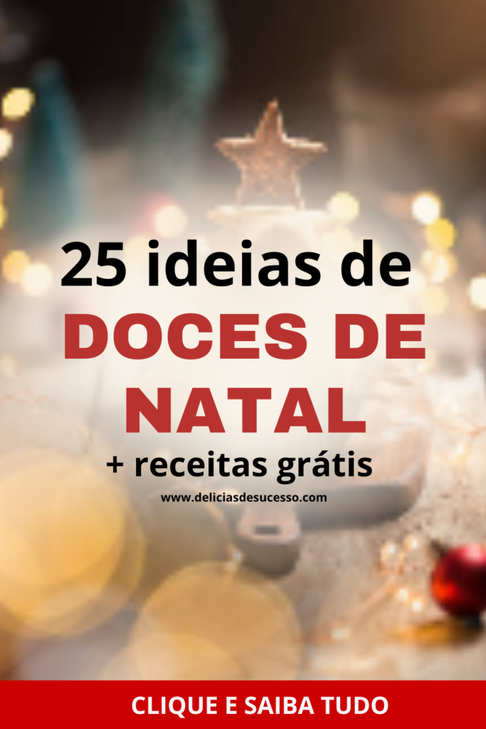 25 doces de natal