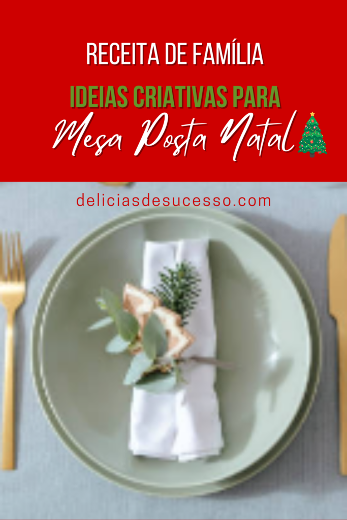 ideias criativas para mesa de natal