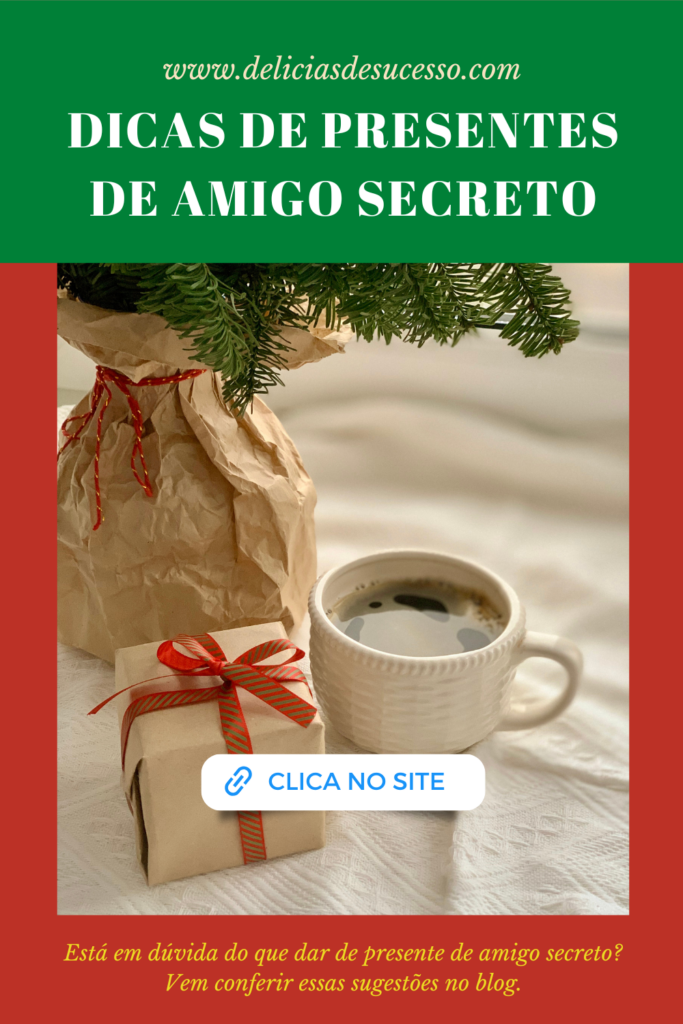 o que dar de presente de amigo secreto